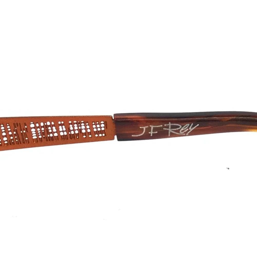 J.F. Rey Eyeglasses Frames JF2589 4560 Khaki Orange Olive Green 58-19-145